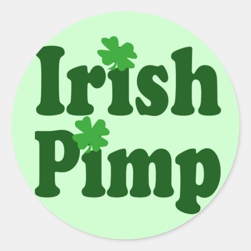 Irish Pimp Sticker