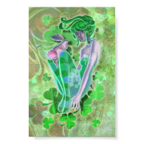 Irish Pinup Lady Poster