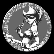 Irish Pirate Girl stickers