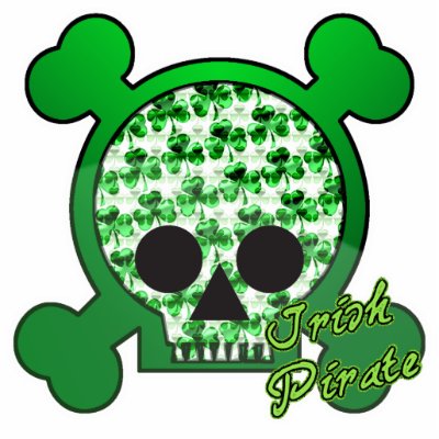 irish pirate skully skull photo cut out by doonidesigns