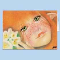 Irish Pixie Card cards