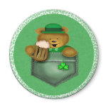 Irish Pocket Bear Refrigerator Magnets