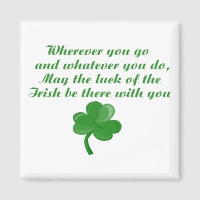 Irish Poem Magnet by