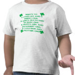 Irish Poem Tee Shirts