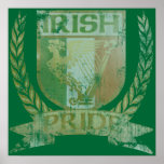 Irish Pride Crest Poster