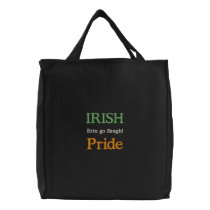 Orgulho irlandês saco bordado 3 bolsas bordadas by IrelandForever Orgulho irlandês saco bordado 3 bolsas bordadas