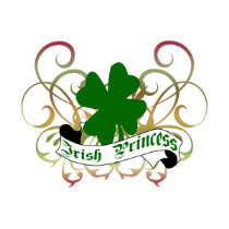 Irish Princess Shamrock t-shirts