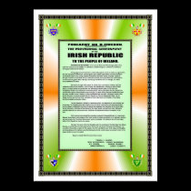 IRISH PROCLOMATION posters