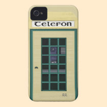 Irish Public Telephone Box iPhone 4/4S Case v2