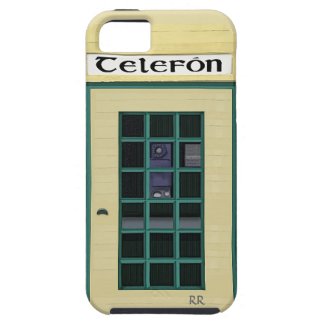 Irish Public Telephone Box on iPhone 5 Case