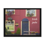Irish pubs postcard