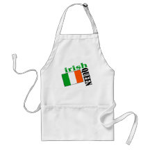 Irish Queen & Flag Apron