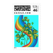 Irish Rainbow Custom US Postage Stamps stamp
