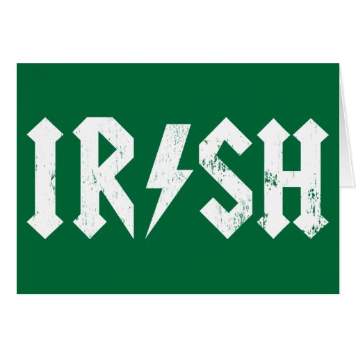 irish rock card