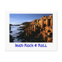 "Irish Rock & Roll" Postcard