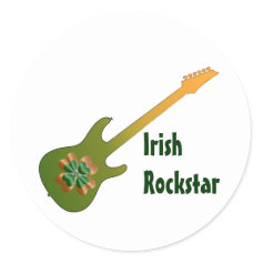 Irish Rock Star Stickers