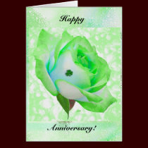 Irish rose and Anniversary cards
