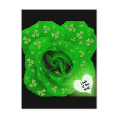 Irish Rose - Luck of the Irish Postcards