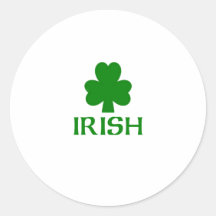 Irish Round Stickers