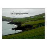 Irish Saying about Drinking Card