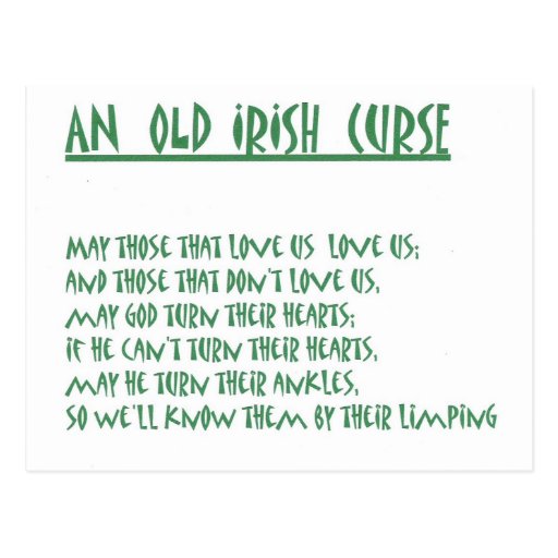 Irish Saying Post Cards