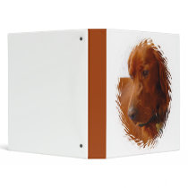 Irish Setter Binder