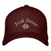 Irish Setter Dad Gifts embroidered hats by DogsByDezign Irish Setter Dad Gifts embroidered hats