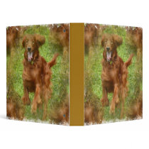 Irish Setter Dog Binder