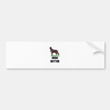 Irish Setter Pegatina De Parachoque