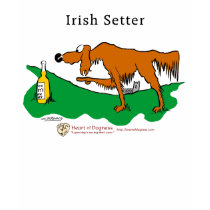 Irish Setter t-shirts by HeartofDogness Irish Setter t-shirts