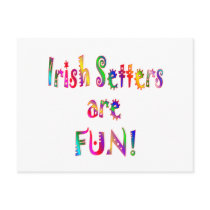 Irish Setters are Fun postcards by TLArnold4 Irish Setters are Fun postcards