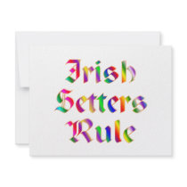 Irish Setters Rule invitations by TLArnold4 Irish Setters Rule invitations