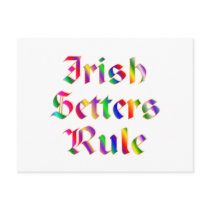 Irish Setters Rule postcards by TLArnold4 Irish Setters Rule postcards