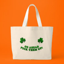 Irish shamrock bags