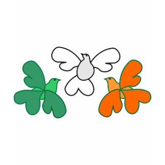 Irish shamrock -birds shirt