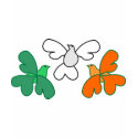 Irish shamrock -birds t-shirts