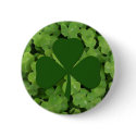 Irish Shamrock button