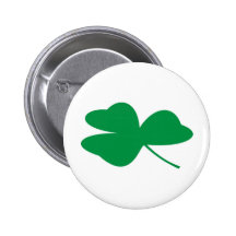 Irish Shamrock Button