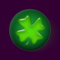 IRISH SHAMROCK by SHARON SHARPE buttons