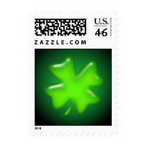 IRISH SHAMROCK by SHARON SHARPE Postage Stamps