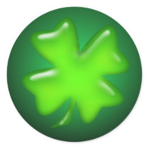 IRISH SHAMROCK by SHARON SHARPE stickers