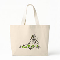 Irish Shamrock Cartoon Slug Monster Bags