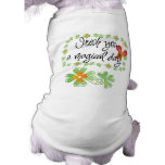 Irish Shamrock Dog t-shirt