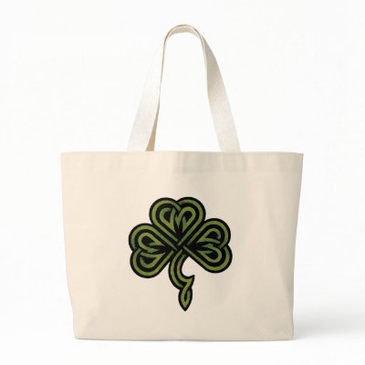 Irish Shamrock Gift Canvas Bags by Funny_Irish_TShirts