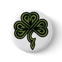 Irish Shamrock Gift buttons