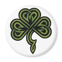 Irish Shamrock Gift Magnet