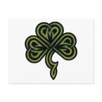 Irish Shamrock Gift Postcard
