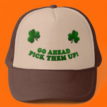 Irish shamrock hats