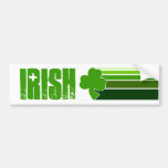 Irish Shamrock lines bumper sticker bumper stickers