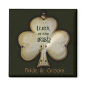 Irish Shamrock Magnet by perfectpostage Irish Shamrock Magnet